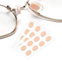 12 Paar Brillen-Nasenpads Anti-Rutsch-Schwamm Brillen-Nasenpads für Brillen, Sonnenbrillen,Hautfarbe,1.0mm
