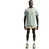Nike Stride Dri-FIT ADV Laufshirt Herren Beige/L/Grün