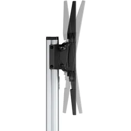 AISENS FT86TRE-197 Soporte de Suelo Con Rueda Bandeja DVD para Monitor/TV Hasta 50Kg 37"-86"