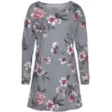 VIVANCE DREAMS Damen Nachthemd grau-allover Gr.44/46