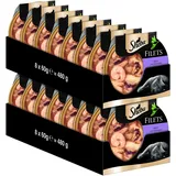 Sheba Filets Huhn mit Garnelen 16 x 60 g