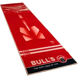 BULLS Dartboard Carpet-Mat 180 red, ROT, ONE SIZE