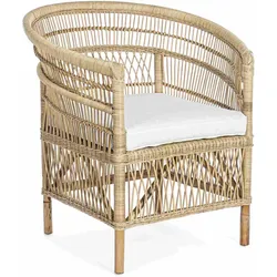 Sessel Josefina aus Rattan, Natur