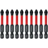 10-teiliges 50-mm-schraubendreher-bit-set Kreuzschlitz-schraubendreher-bit Magnetisches Schraubendreher-bit, Rutschfestes Kreuzschlitz-magnet-schraubendreher-bit Mit Sechskantschaft