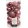 Christmas Decorations Weihnachtskugeln Kunststoff 4-6cm Mix 30er Set - Lippenstiftrosa - rosa