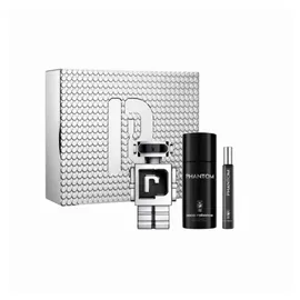 Paco Rabanne Phantom Eau de Toilette 100 ml + Deo 150 ml + Eau de Toilette 10 ml Geschenkset 3