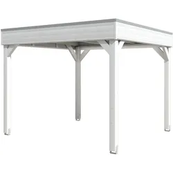 Holzpavillon SKANHOLZ "Toulouse", weiß, H: 244cm, Pavillons, 294 x 294 cm