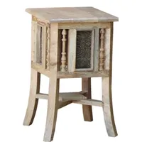 GURU-SHOP Orientalischer Beistelltisch mit Messing.. bunt