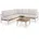 Lounge-Set VAVA 3-tlg Beige