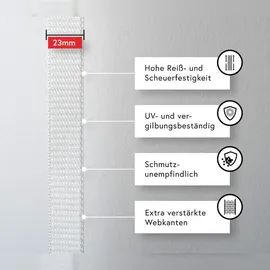BAUHELD 50m Rollladengurt 23mm Weiß