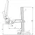 Bessey Greifarmzwinge Edelstahl 500 mm rot