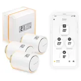 Netatmo Intelligenter Thermostat mit 3 Thermostatköpfen Heizkörperthermostat
