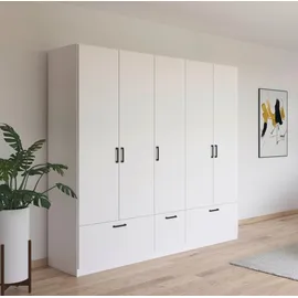 Rauch Drehtürenschrank Bari 225 x 210 x 54 cm Weiß
