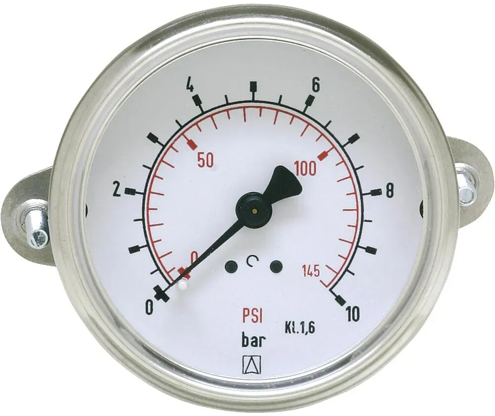 Manometer Stahlbl.Dreik.0-10bar 40mm G1/8