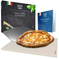 CLP Pizzastein-Set Pizzastein+Schieber