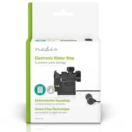 Nedis Elektronischer Aqua Stop, 3/4" Aussengewinde, 3/4" Innengewinde, Schwarz