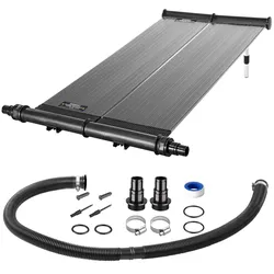 Monzana Solarheizung 116x66cm Höhenverstellbar 6200L/h Durchflussmenge Sonnenkollektor Pool Heizung