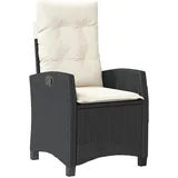 vidaXL Gartensessel 58 x 58 x 108 cm schwarz