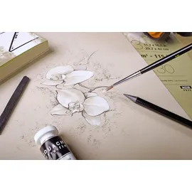 Clairefontaine Zeichenpapier PaintON, Rolle 1,3x10 m, 250g, Sand - Natur 975163C, Bögen Clairefontaine