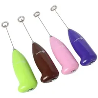 PRETYZOOM Elektrischer Milchaufschäumer Handheld Schneller Frother Für Kaffee Latte Cappuccino Ergonomischer Griff Batteriebetrieben Für Zuhause Zufällige Farbe