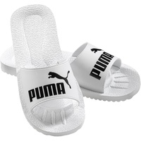 PUMA Purecat Dusch- und Badeschuhe Slipper Statement Deluxe Edition - White - Gr. 35.5 - 35.5 EU