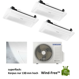 Samsung Multisplit Set AJ Mini Deckenkassette kW mit Free Joint Außeneinheit kW