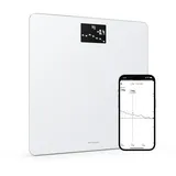 Withings Body — WIFI-verbundene Waage mit Gewichts- und BMI-Tracking, digitale Personenwaage mit App-Synchronisierung über Bluetooth oder WIFI, Weiß
