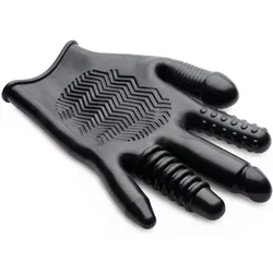 Master Series Pleasure Poker Anal Glove Stimulationshandschuhe black 1 St.