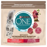 Purina 1,1kg Grain Free Sterilized Rind PURINA ONE Katzenfutter trocken