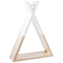 Atmosphera Wandregal 30 x 10 x 39 cm Rosa/Weiß