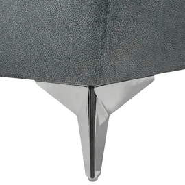 Beliani Sofa Samtstoff Grau 2-Sitzer