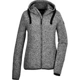 G.I.G.A. DX by killtec Damen Strickfleecejacke/Fleecejacke mit Kapuze GW 52 WMN schwarz, 46,