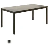 KAWOLA LONGA Gartentisch 180 x 90 x 75 cm Dunkelgrau