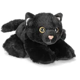 Wild Republic 18089 Plüschtier, schwarz, Schwarze Katze