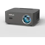 Smart Beamer 1100ANSI Mini Projektor mit Autofokus & Trapezkorrektur, VOPLLS Full HD 1080P WiFi6 Bluetooth Beamer 4K Heimkino/Outdoor Klein Projector für Handy