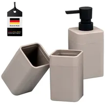 bremermann Badezimmer-Set SAVONA, Soft-Touch, eckig | Gr.: onesize