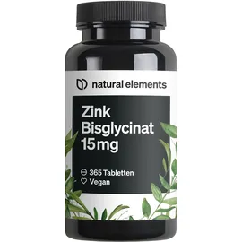 Natural Elements Zink Bisglycinate Tabletten 365 St.