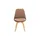 CLP Esszimmerstuhl Linares braun Samt
