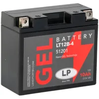 lp landport Batterie 12V 12Ah für Motorrad Startbatterie MG LT14B-4