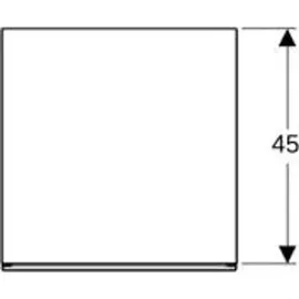 Geberit Xeno 2 Seitenschrank, 450x510x462mm, 2 Schubladen, 500.504.43.1,