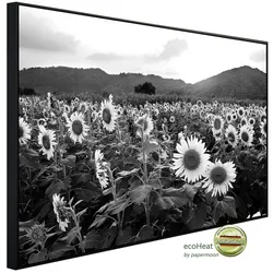 papermoon Infrarotheizung »EcoHeat - Sonnenblumenfeld«, Matt-Effekt - bunt