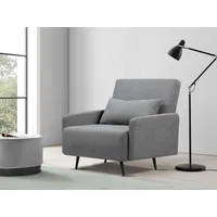 andas Schlafsofa »Linnea«, Daybed mit aufklappbarer Liegefläche grau