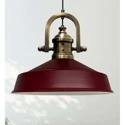 Bamyum Asletl Vintage Metall Kastanienbraun Pendelleuchte