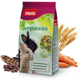 PANTO® Zwergkaninchenfutter mit Wisan-Lein 5 x 1 kg
