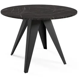 Feldmann-Wohnen Gerda Ø 90 cm Pietra Grigia schwarz
