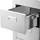 Royal Catering Spülenschrank - 1 Becken - - Edelstahl - 400 x 60 cm