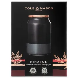 Cole & Mason Hinxton Keramik Aufbewahrung mittel - Schwarz