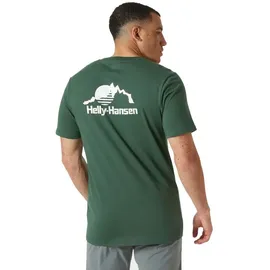 HELLY HANSEN Nord Graphic Kurzarm-t-shirt - Jungle Green - S