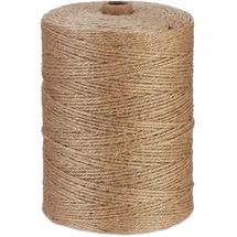 Relaxdays Juteschnur 2 mm 400 m Rolle