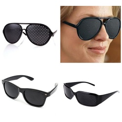 Olotos Lesebrille Rasterbrille Lochbrille Augentraining Sehkorrektur Lesebrille Brille
